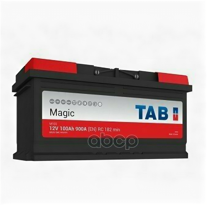 85 Ач Tab Magic О/П (189085) Низкий (800А Д*Ш*В 31,5*17,5*17,5 См) TAB арт. 189085