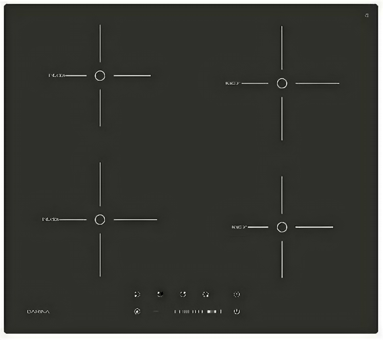 Индукционная варочная панель Darina PL EI313 B, независимая, черный - фото №1