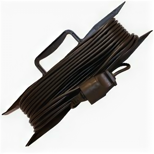 фото Удлинитель GLANZEN ER-40-001 на рамке, 40м, черный