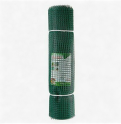 Сетка пластиковая Гидроагрегат Зеленый луг удачная квадратная 15x15мм, 1x20м