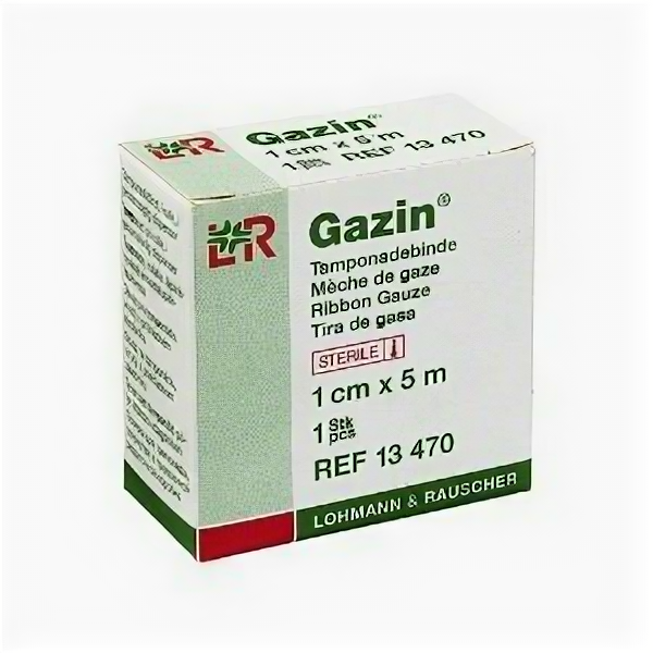 Тупферы Gazin (Газин) марлевые стерильные однослойные в рулоне для тампонирования полостей, 2см х5м, 13471