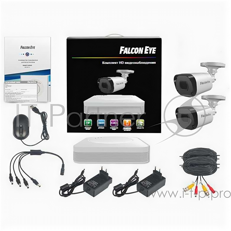 Комплект видеонаблюдения Falcon Eye Fe-104mhd Light Smart Fe-104mhd KIT Light Smart .