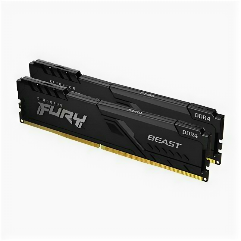 Оперативная память Kingston Fury Beast Black KF432C16BBK2/8