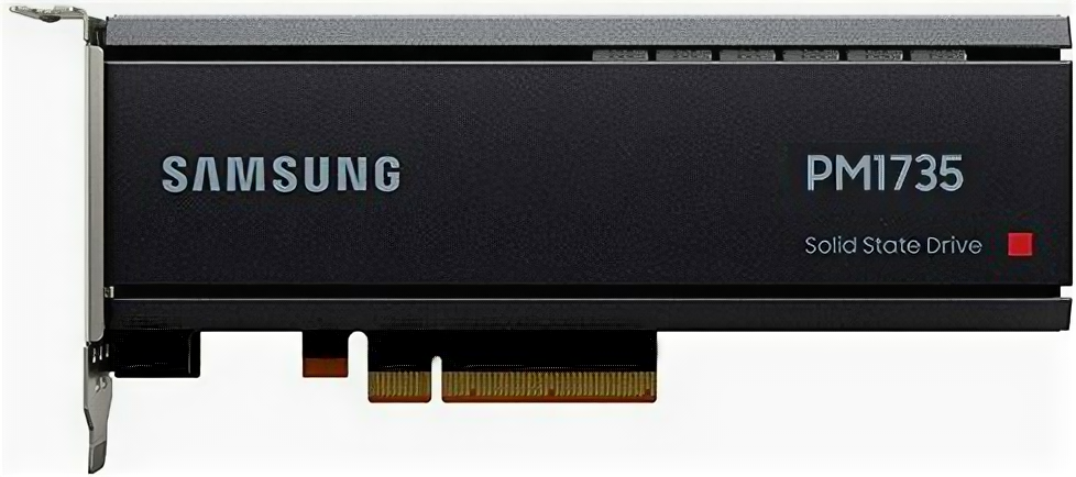 Накопитель SSD Samsung PM1735 MZPLJ12THALA-00007/PCI-E x8/12.8 TB /Скорость чтения 8000МБайт/с Скорость записи 3800МБайт/с