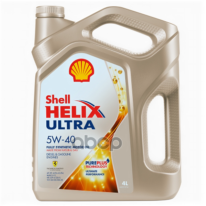 Shell Масло Shell Helix_ultra 5w40 4л Синтетическое Моторное Витрина-004
