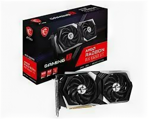 Видеокарта MSI AMD Radeon RX 6650XT 8192 17500 128 RTL RX 6650 XT GAMING X 8G