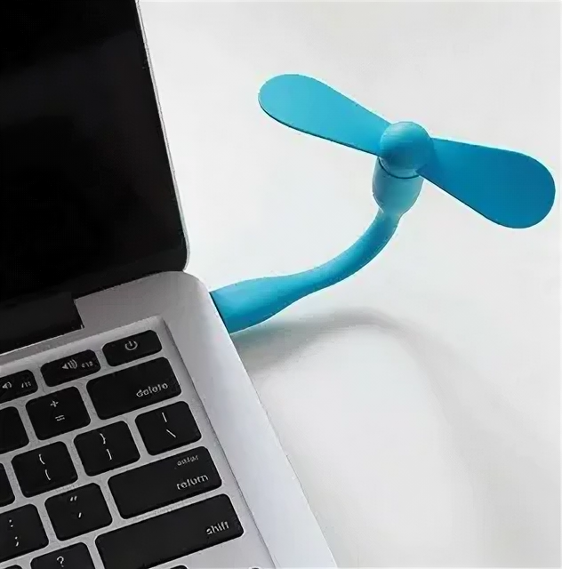 USB-вентилятор Xiaomi Mi Portable Fan (Blue/Синий) - фотография № 4