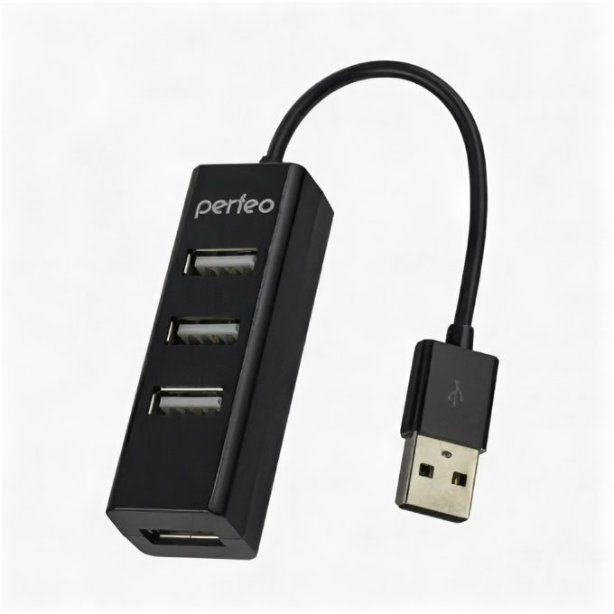 USB Разветвитель PERFEO PF-HYD-6010H 4 Port Black (PF_A4525)