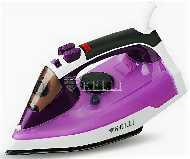 фото Утюг KELLI KL-1621 2200 Вт, белый/розовый