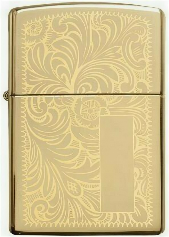 ZIPPO Venetian® с покрытием High Polish Brass латунь/сталь золотистая 38x13x57 мм