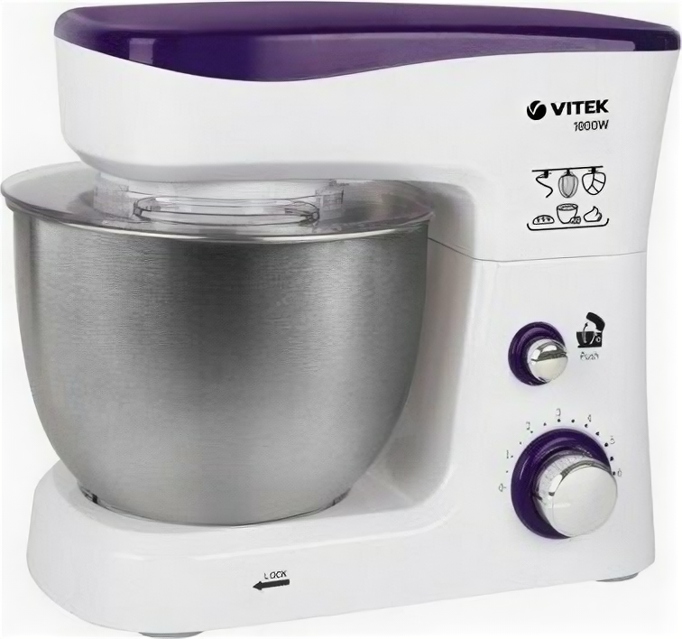 Кухонная машина Vitek VT-1443 (W) белый/фиолетовый .