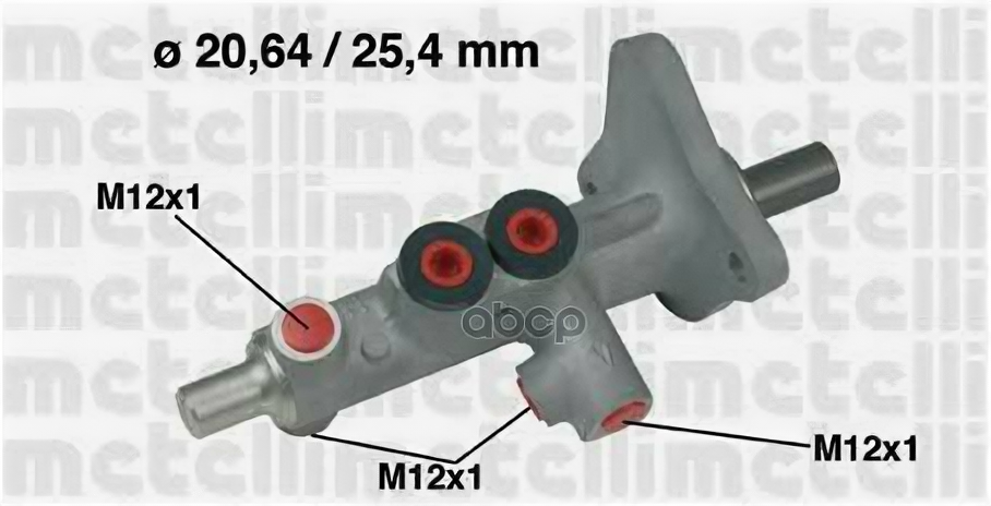 METELLI 05-0628 Главный тормозной цилиндр