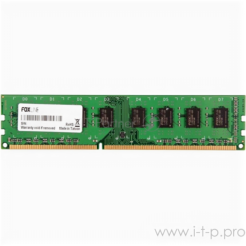 Память оперативная Fl2666d4u19-16g Foxline Dimm 16GB 2666 DDR4 CL 19 (1Gb*8) .