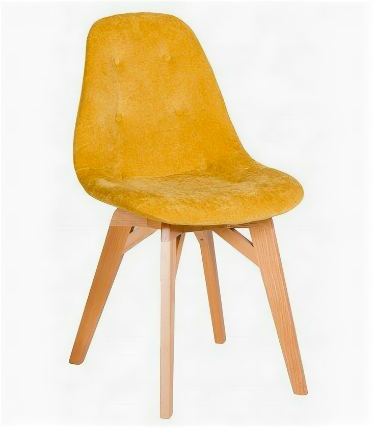 Стул EAMES Жёлт/Натуральный бук