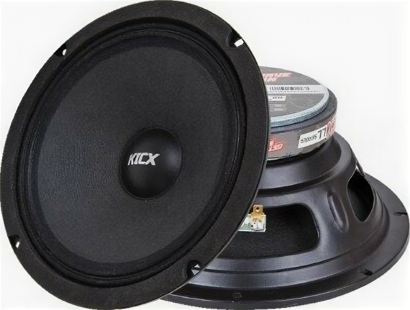 Колонки автомобильные KICX , широкополосные, 300Вт, комплект 2 шт. - фото №1