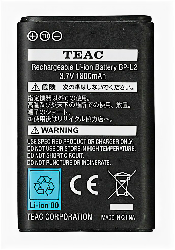 Tascam BP-L2 аккумуляторная батарея LITHIUM ION для DR-1 DR-100