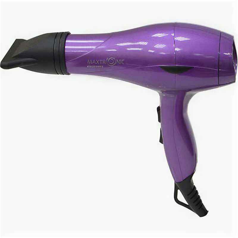 фото Фен Maxtronic MAX-D901 (12) 1500Вт, пистолет, 2 скорости, 3 температурных режима, удобная петелька .