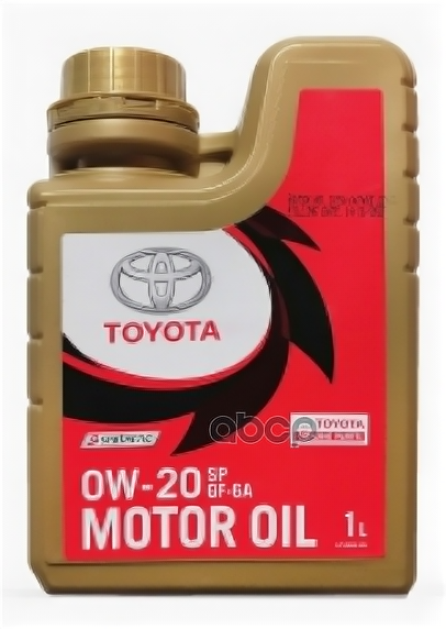 Масло Моторное Toyota (Пластиковая Канистра) 0W-20 Gf-6A 1Л. TOYOTA арт. 08880-84356