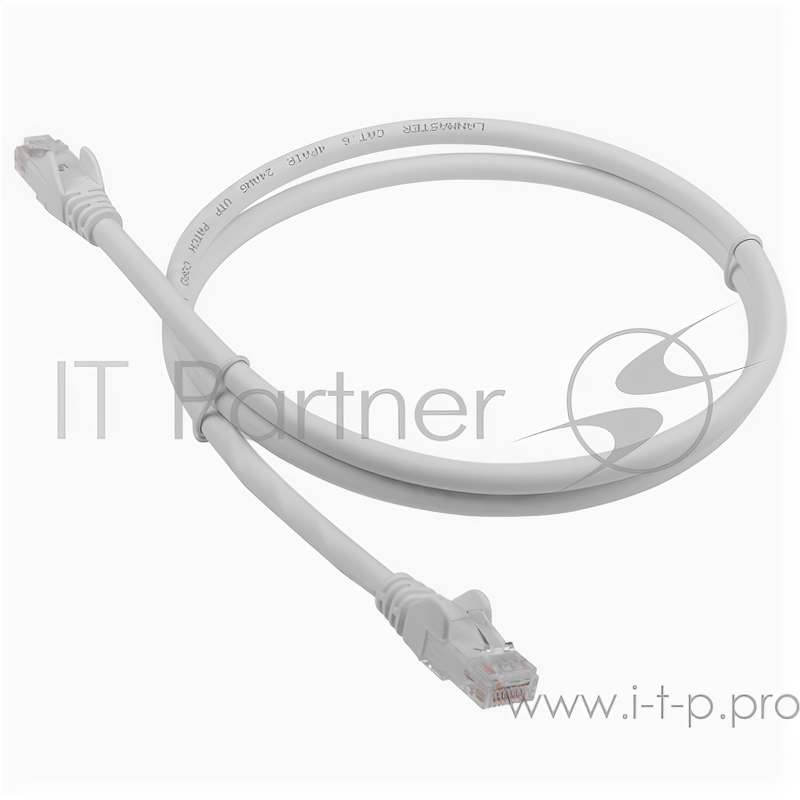 Патч-корд Lanmaster Lszh UTP кат.6, 5.0 м, серый Lan-pc45/u6-5.0-gy