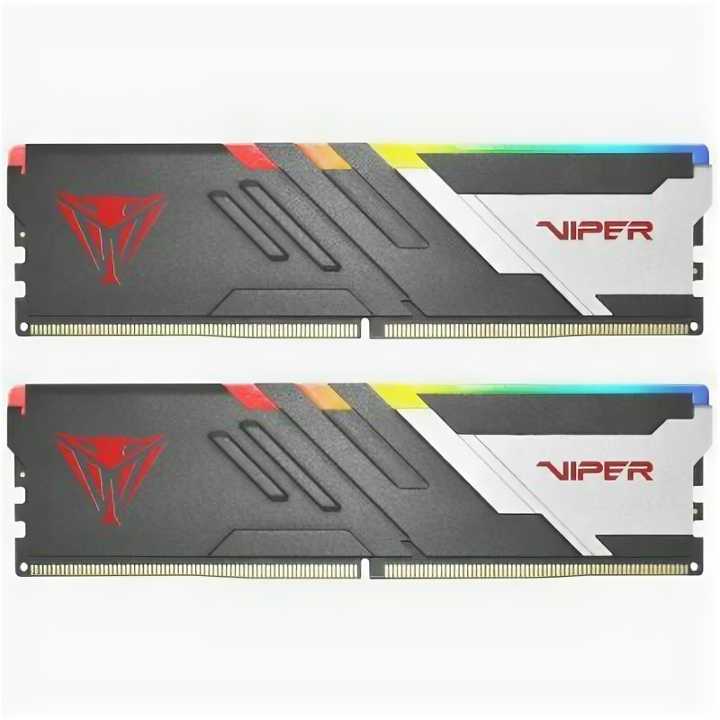 Оперативная память 64Gb (32Gbx2) PATRIOT Viper Venom RGB PVVR564G560C40K DDR5 DIMM 5600Mhz (retail)