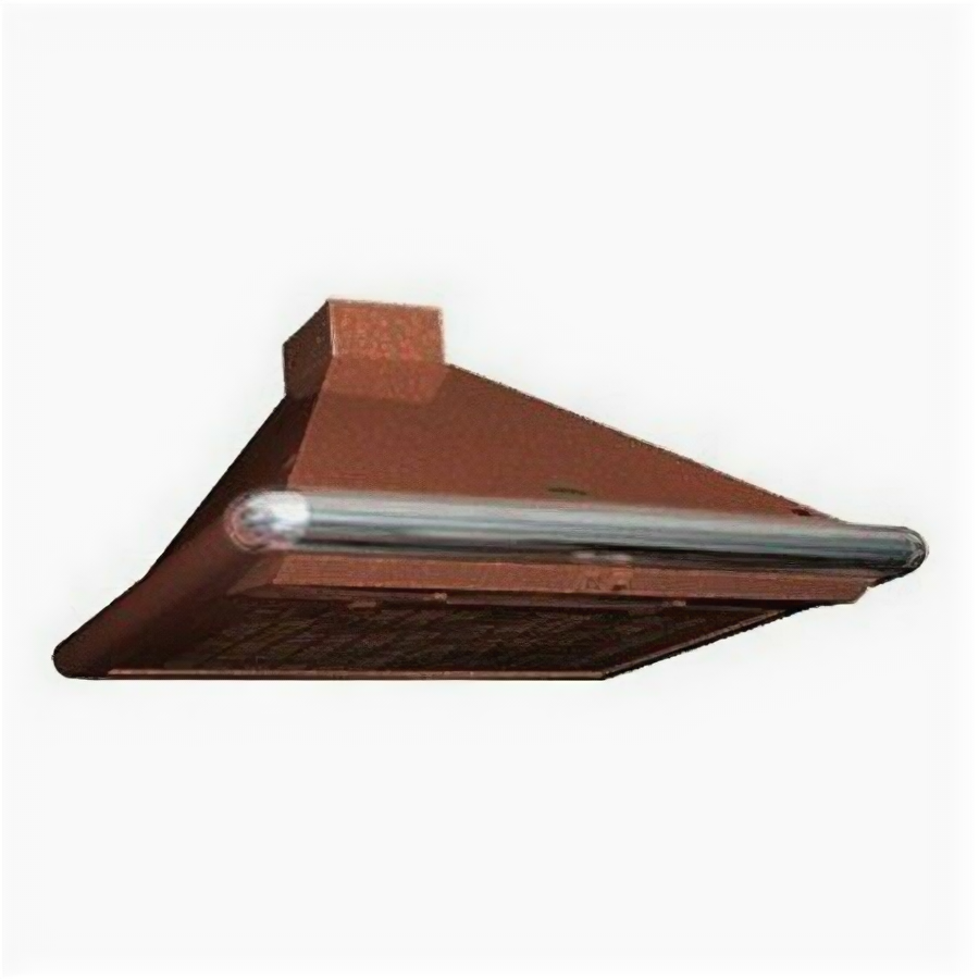 фото Кухонная вытяжка Elikor Сатурн 50 медный антик / нержавейка