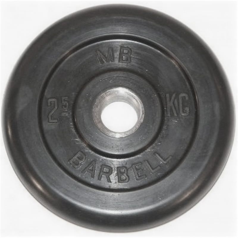 Диск обрезиненный MB Barbell MB-PltB31-2,5 .