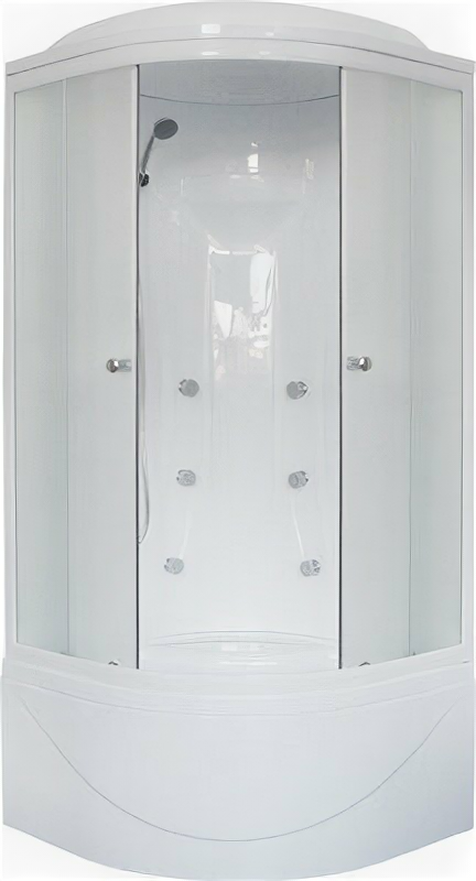 Душевая кабина Royal Bath RB90BK2-M-CH 90x90