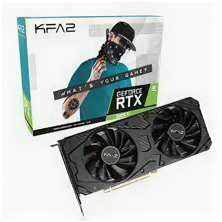 Видеокарта PCIE16 RTX3060TI 8GB LHR RTX3060TI CORE 8G KFA2