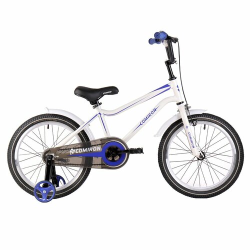 Велосипед 18 COMIRON CLEVER белый синий GTA05B18 671100₽