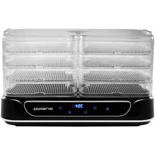 Сушка для фруктов и овощей Polaris PFD 1206V 6под 550Вт черный 1118900₽