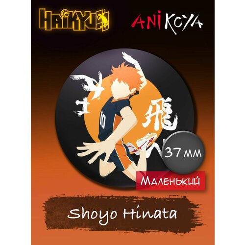 1 шт аниме haikyuu волейбол для подростков haikyu hinata shoyo фигурки модели игрушки настольное украшение стола Значок AniKoya