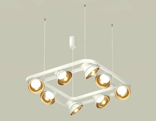Подвесная люстра Ambrella Traditional DIY XB9177081, GX53, кол-во ламп:8шт, Белый