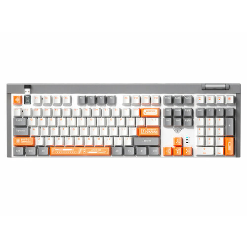 Клавиатура Aula F3050 Grey-White