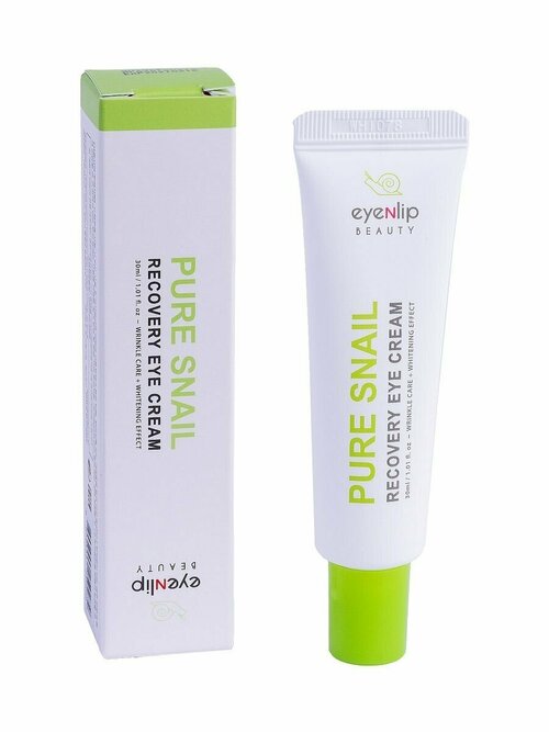 Eyenlip beauty Крем для глаз Pure snail recovery eye cream 30мл/