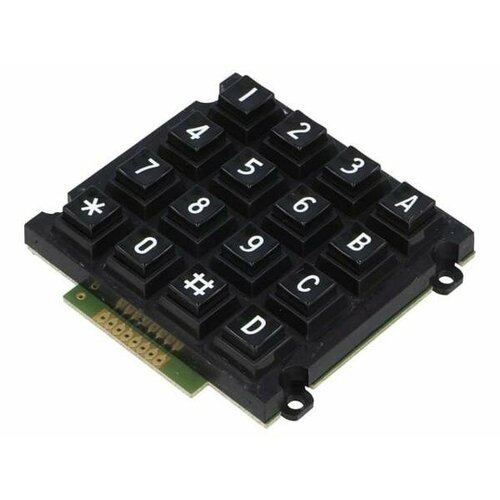 Клавиатура ACCORD AK-1607-N-BBW Клавиатура пластик Кол-во кноп 16 нет пластик 200мОм 1Н 20мА 1шт 175000₽