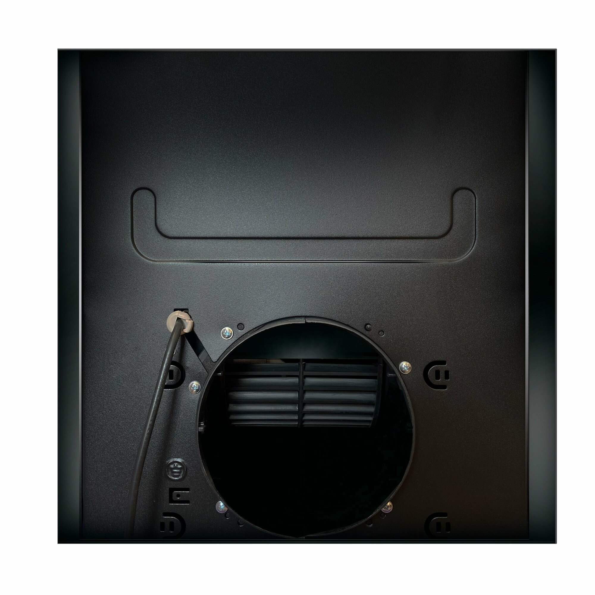 Вытяжка наклонная HKH-503 Ginzzu черное стекло, 90см, 650м3/час - фотография № 12