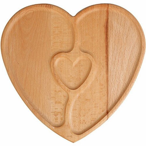 Менажница сердце+сердце яя812