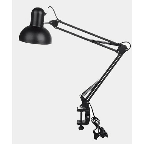 Настольная лампа/для маникюрного стола 80 см, черная