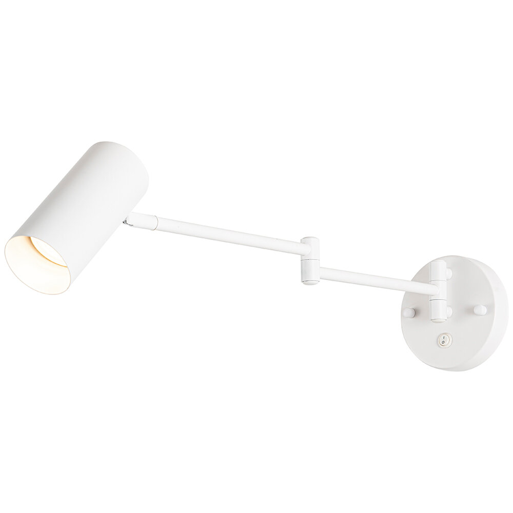 фото Бра De Fran Джен с выключателем 1x12 Вт GU10 белое