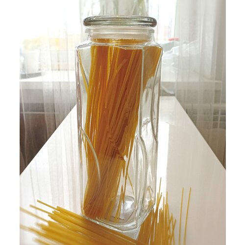 Банка для хранения спагетти и сыпучих продуктов - 1,7 л