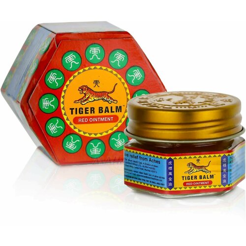 Красный Тигровый бальзам Tiger balm 19,5 гр