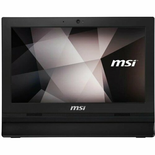 Моноблок MSI Pro 16T 10M-258XRU 15.6 HD Touch Cel 5205U (1.9) 4Gb SSD128Gb HDG CR noOS GbitEth WiFi BT 65W клавиатура мышь Cam черный 1366x768