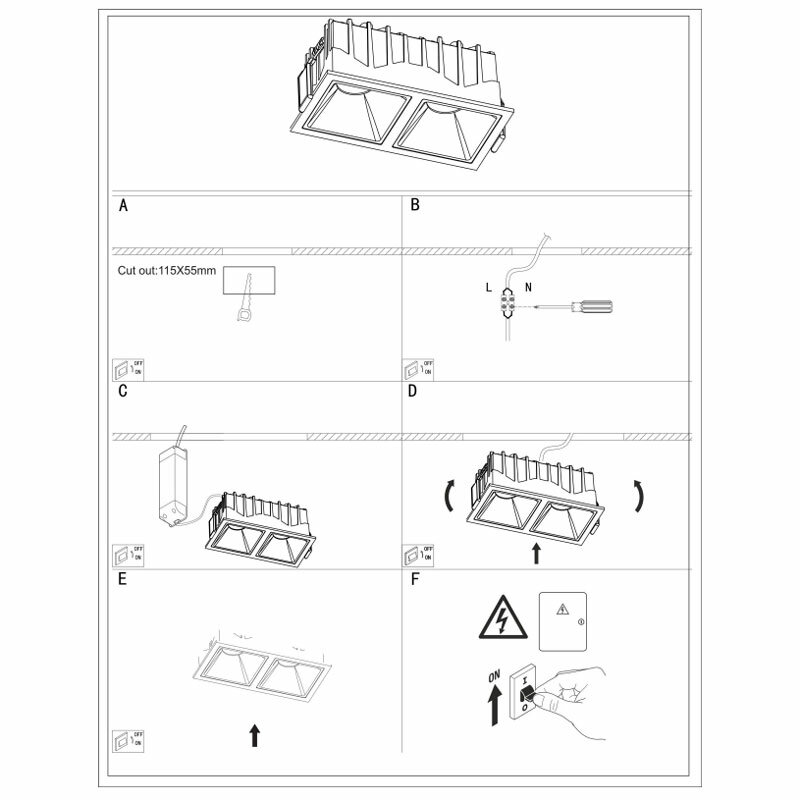 Встраиваемый светильник Maytoni Technical Alfa LED DL043-02-10W3K-SQ-W - фотография № 17