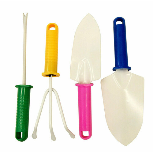 Набор малого садового ручного инструмента с пластиковыми рукоятками 4 предмета набор монтировок с рукоятками 4 предмета 539394