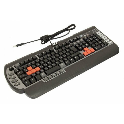 Клавиатура A4Tech G800V черный USB Multimedia for gamer 432600₽