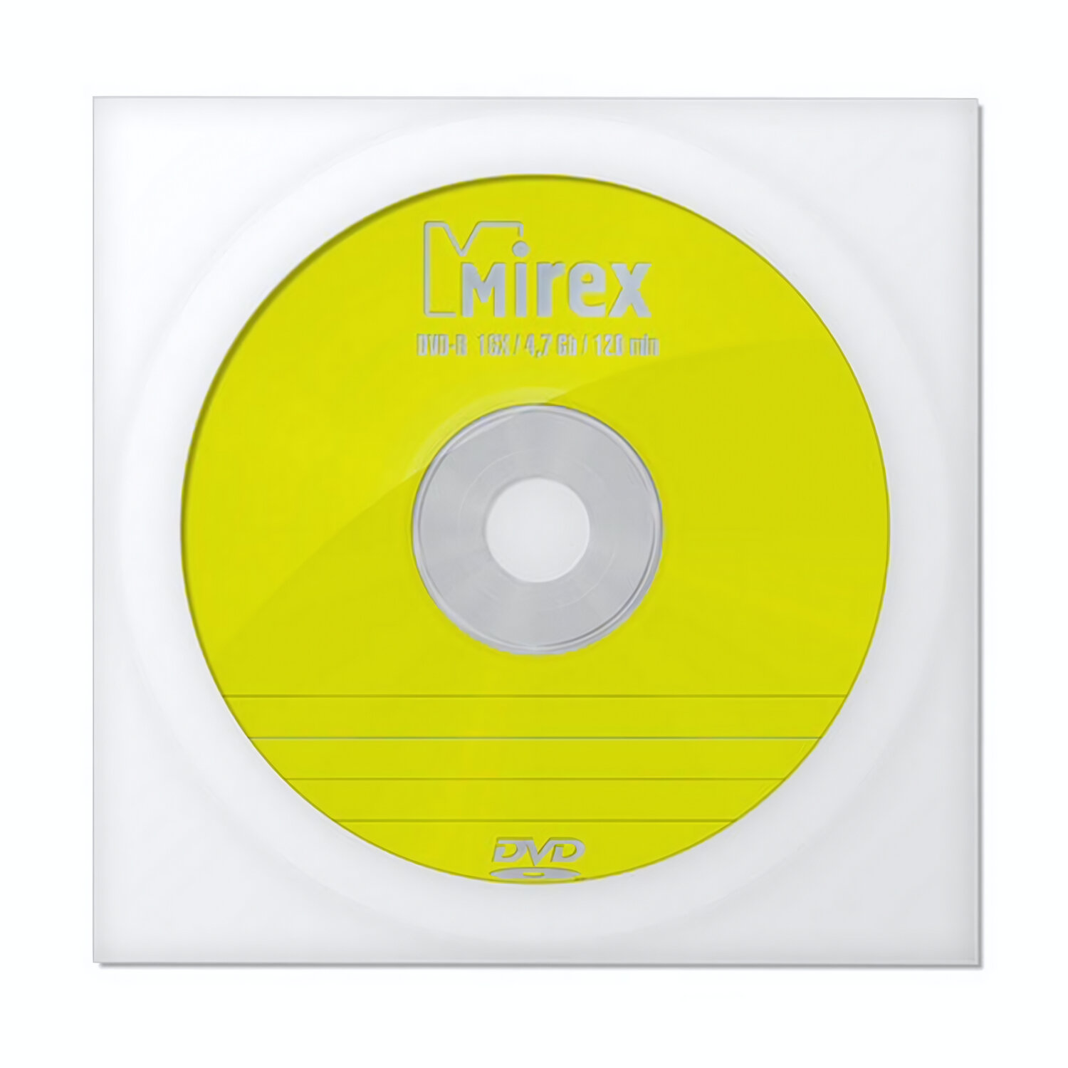 205111 DVD-R Mirex 4.7Gb 16x в бумажном конверте UL130003A1C (1 шт.)