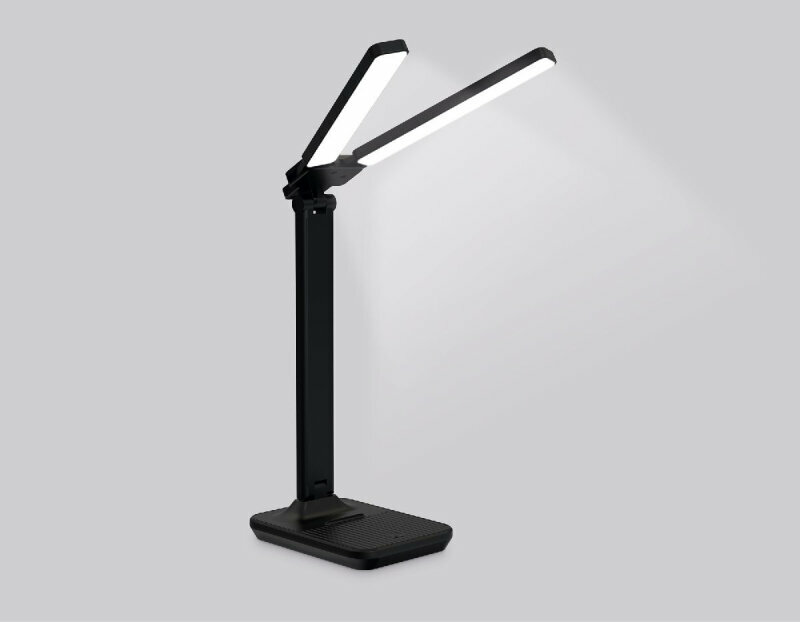 Настольная лампа Ambrella Light Desk DE491, Светодиодная, LED, Пластик/Черный, Пластик/Черный, Современный, В офис, На стол, Прямоугольный, Китай