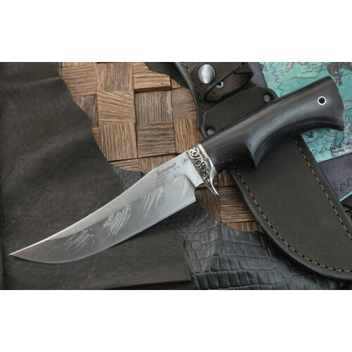 фото Нож фурсач а. а. рыбак, кованая х12мф, дамаскаж, граб фурсач а.а.