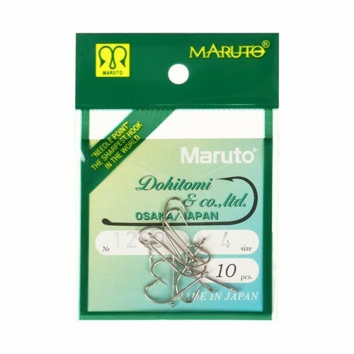 фото Крючки maruto 1210 ni № 4, 10 шт. нет бренда