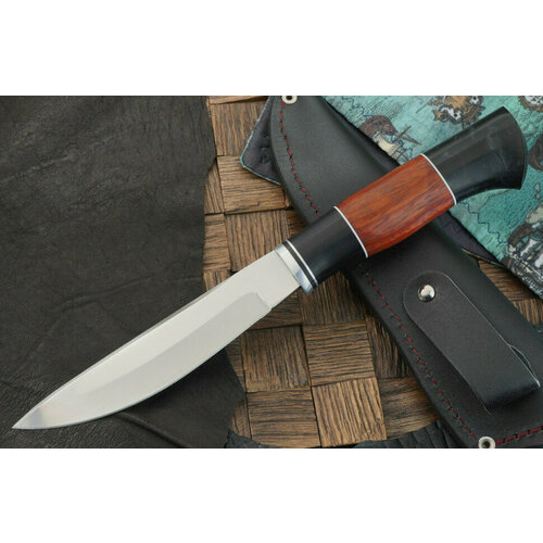 фото Нож антарес перо, сталь х12мф, рукоять эбонит, падук